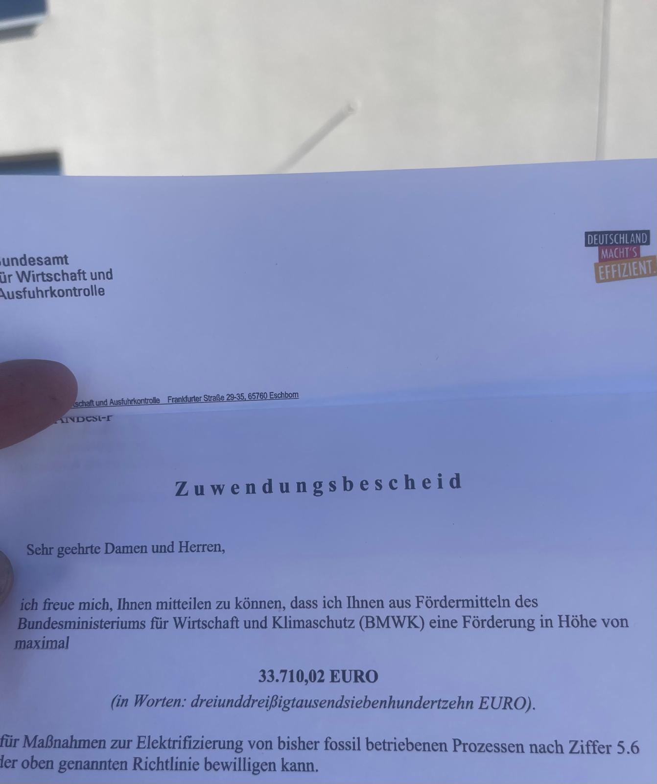 Förderung